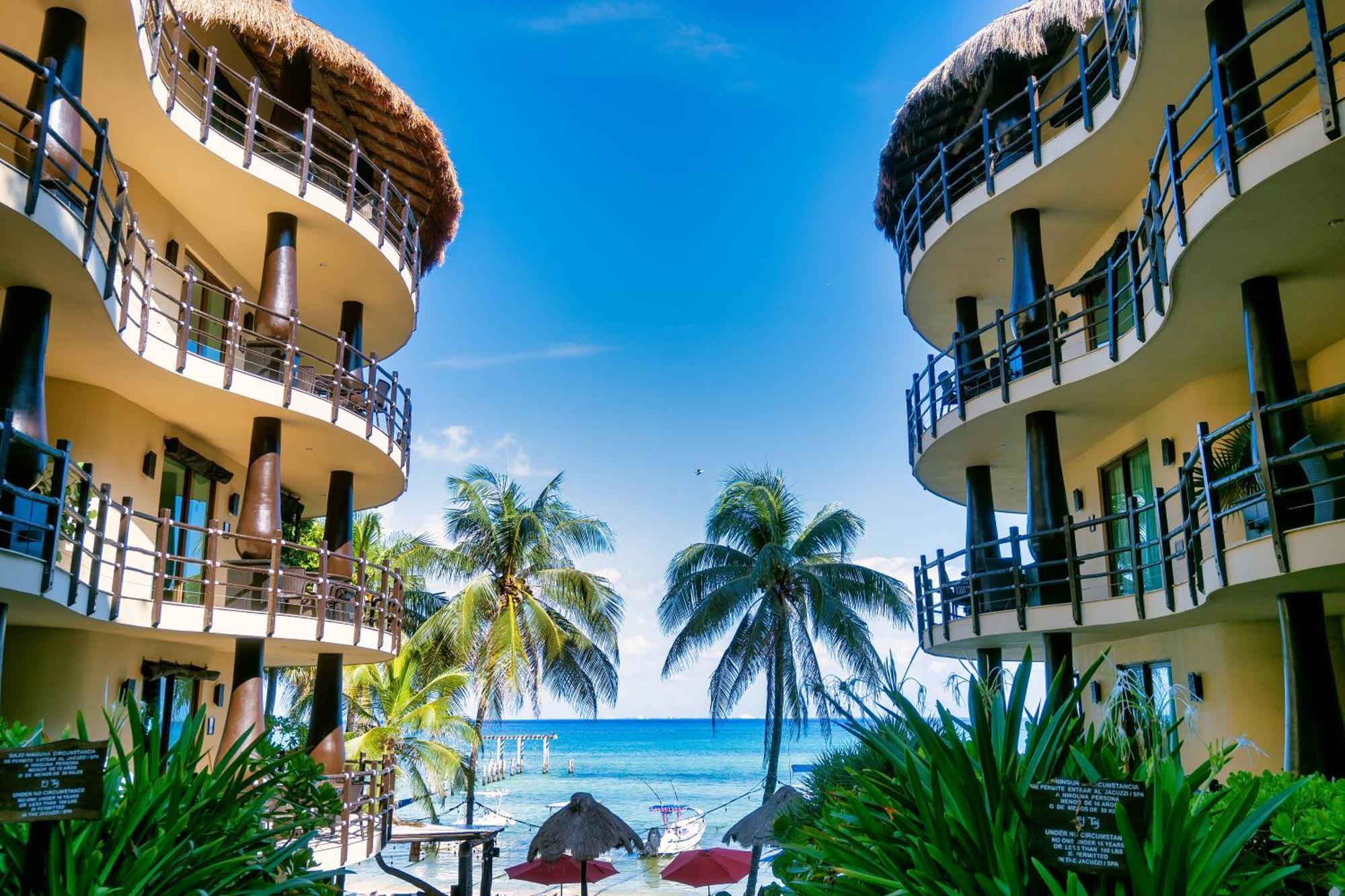 El Taj Oceanfront And Beachside Condo Hotel Playa del Carmen Exterior foto